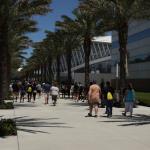 Campus main walkway