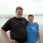 Sam and Julia at New Smyrna Beach