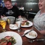 Birthday dinner served at Fortify Restaurant in Clayton, GA