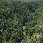 Oceana Falls on Tallulah River at Tallulah Gorge State Park