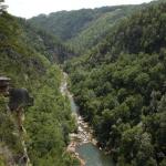 Oceana Falls on Tallulah River at Tallulah Gorge State Park