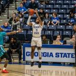 Corey Allen shoots three pointer