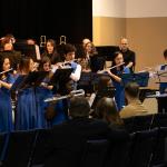 Atlanta Metro Youth Flute Choir performs at Simpsonwood UMC on February 23, 2020