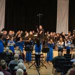 Atlanta Metro Youth Flute Choir performs "Stars and Stripes Forever" with Peachtree Symphonic Winds at Simpsonwood UMC on February 23, 2020