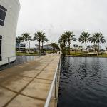 Reflecting pool at administration building of Embry-Riddle Aeronautical University