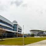 College of Arts and Sciences building with observatory dome at Embry-Riddle Aeronautical University
