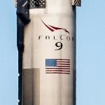 Close-up of Falcon 9 1051.3 used to launch Starlink-3 satellites on January 29, 2020 returned to Port Canaveral on February 1, 2020 after landing on the drone ship Of Course I Still Love You