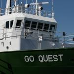 Go Quest ship used in recovery of Falcon 9 first stage