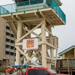 Life Guard post at Port Orange beach