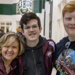 Mrs. Julie Todd (STEM Coordinator at Tucker HS), Justin and Sam