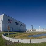 Space X assembly building and Pad 39A at Kennedy Space Center