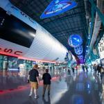 Saturn V exhibit at Kennedy Space Center