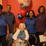 Atria staff at Julee's birthday party