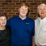 Julia, Sam and Edgar the day before Sam returns to Embry-Riddle after Christmas vacation, January 5, 2020