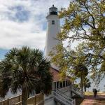 St. Marks Lighthouse, St. Marks National Wildlife Refuge near Tallahassee, second oldest lighthouse in Florida