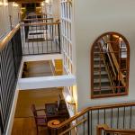 Front hall stairwell at Governor's Inn